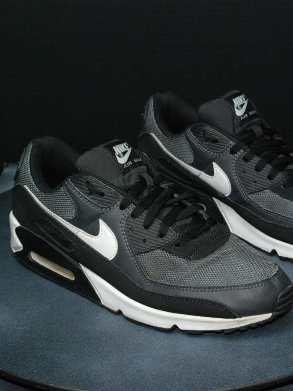 Nike Air Max 90 Grey White Smoke Grey Mens Shoes CN8490-002 Size 12